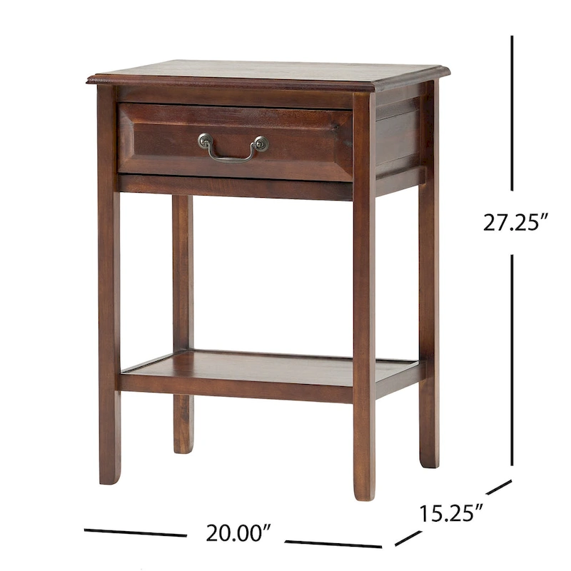 Banks Acacia Wood Accent Table by Christopher Knight Home