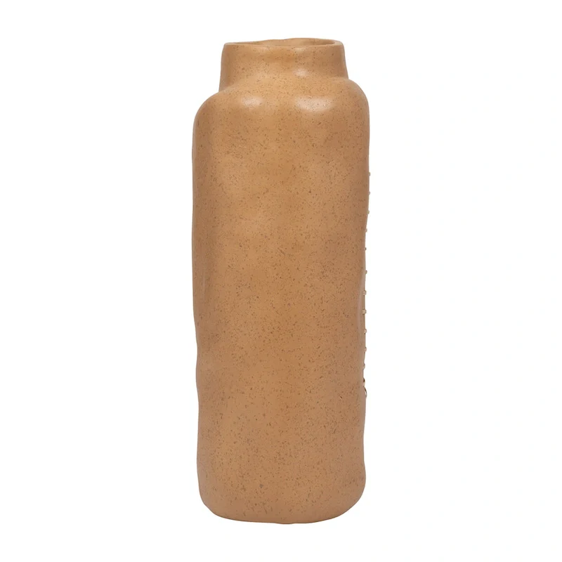 Sagebrook Home Neutral Textured Ceramic Artisan Vase
