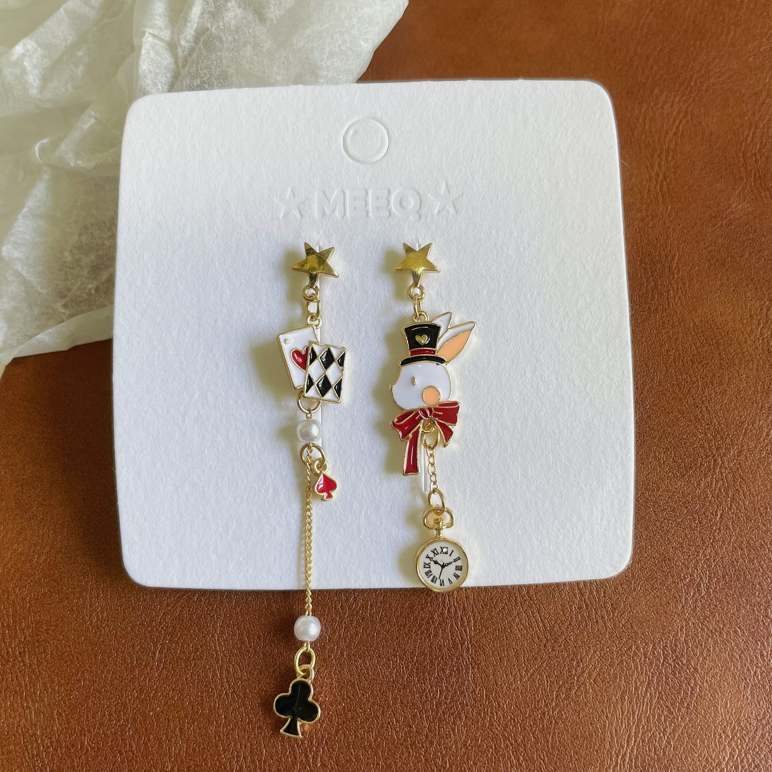 Luninana Earrings - Poker Bunny Earrings YBY050