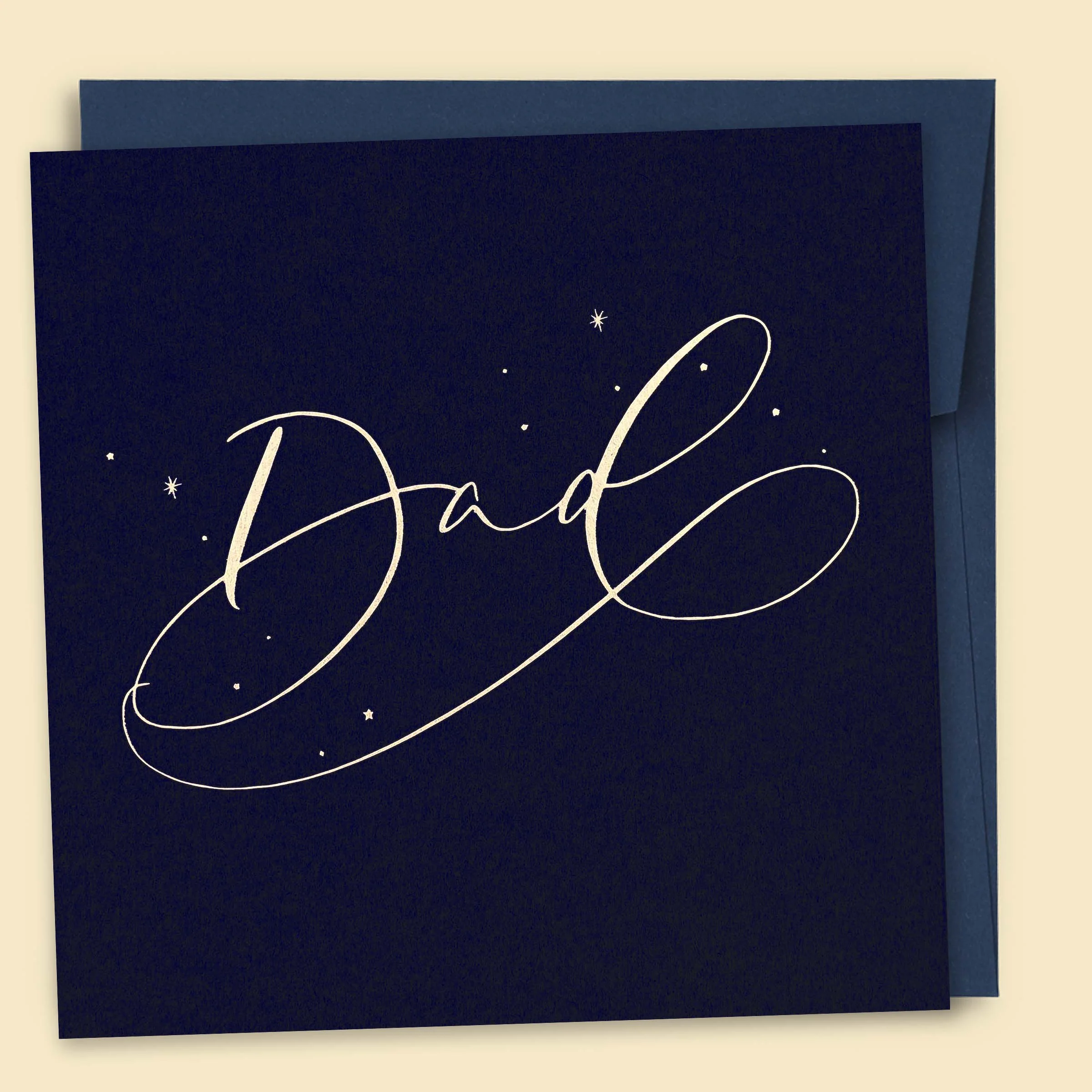 Papernest Dad Constellations - Navy Card
