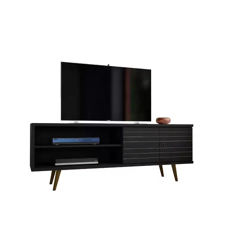 Liberty 2 Shelves and 2 Doors TV Stand for TVs up to 60 - Manhattan Comfort