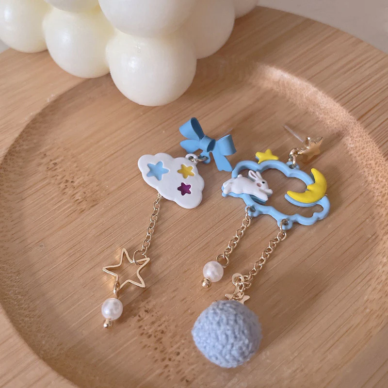 Luninana Earrings -  Skyward Bunny Earrings YBY029