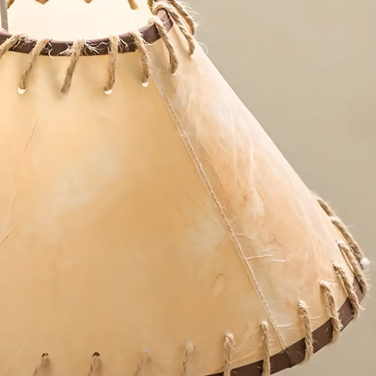 Wooden Modern Walnut LED Table Lamp with Fabric Shade