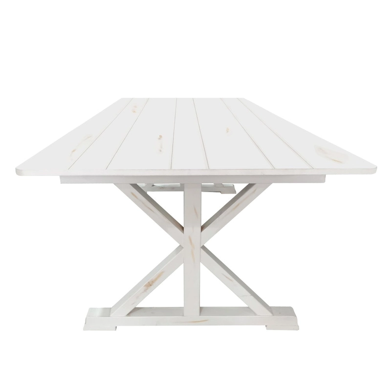 8' x 40 Rectangular Antique Rustic Solid Pine Folding Dining Table