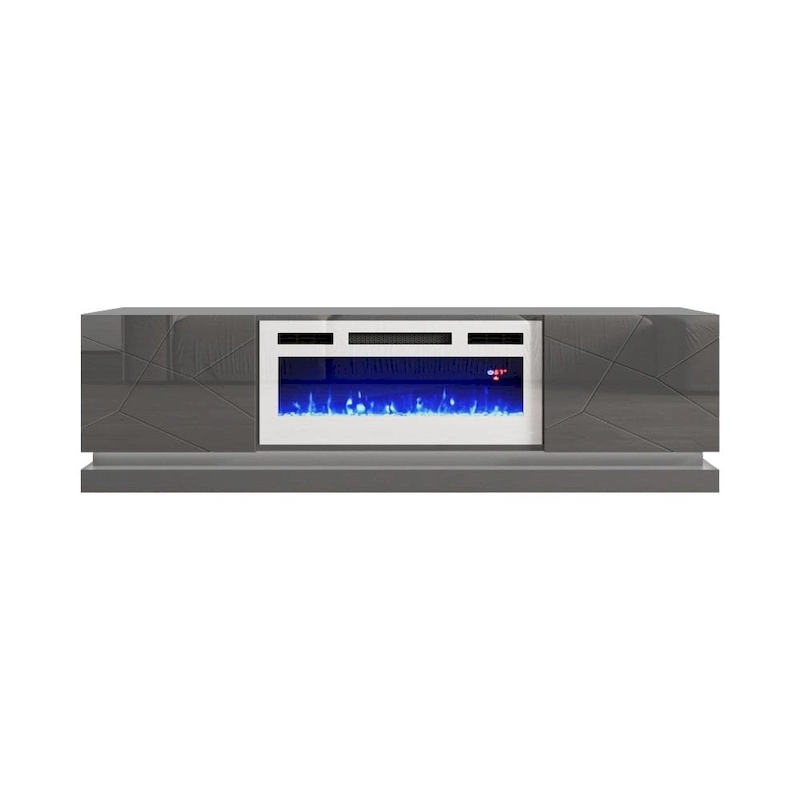 Shu WH-EF Electric Fireplace 71  TV Stand