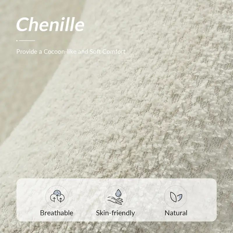 Hal Modern Boucle Armchair with Metal Legs Set of 2 by HULALA HOME