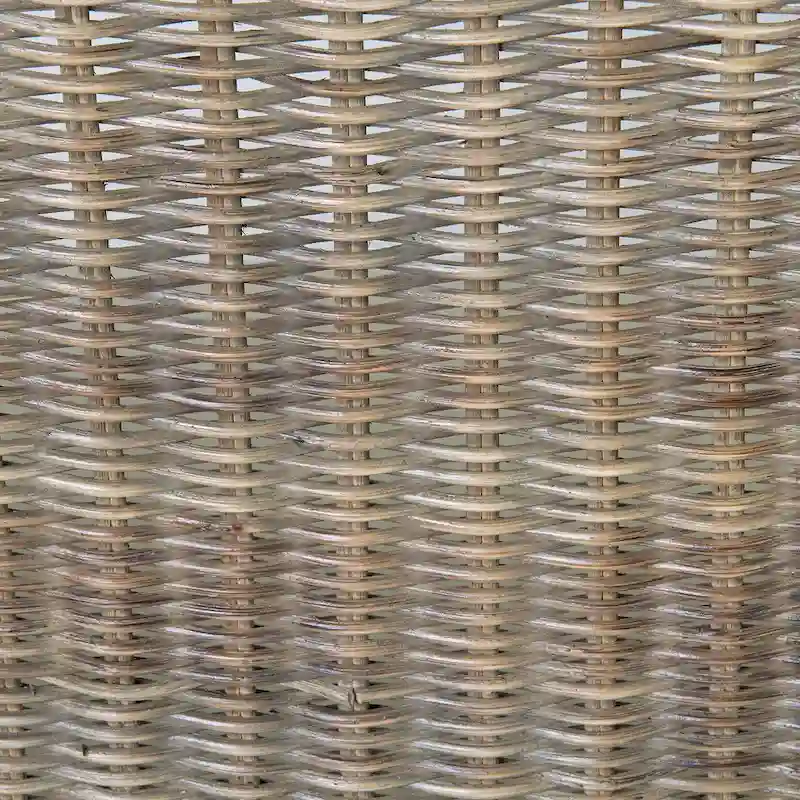 Natural Woven Rattan Dining Chair with Cushion