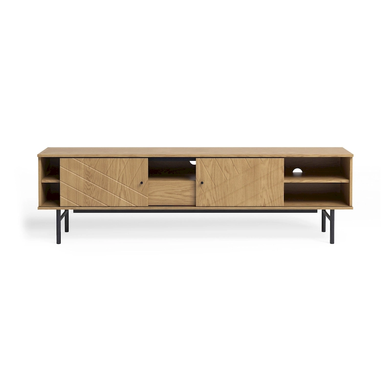 Studio London Amara 70.6 Media Console Oak Effect TV Stand