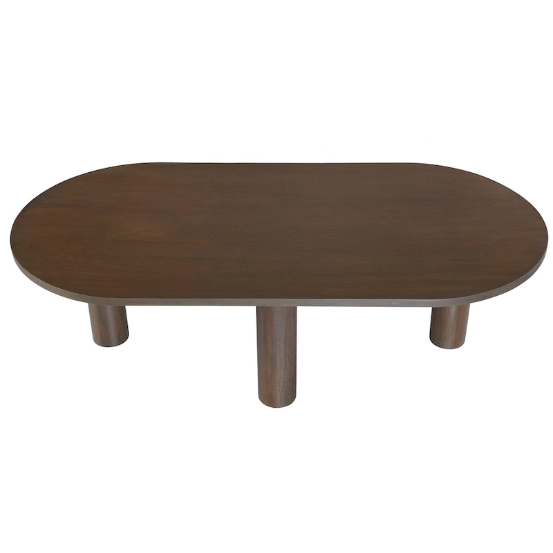 Kali Oval Mango Wood Coffee Table by East at Main