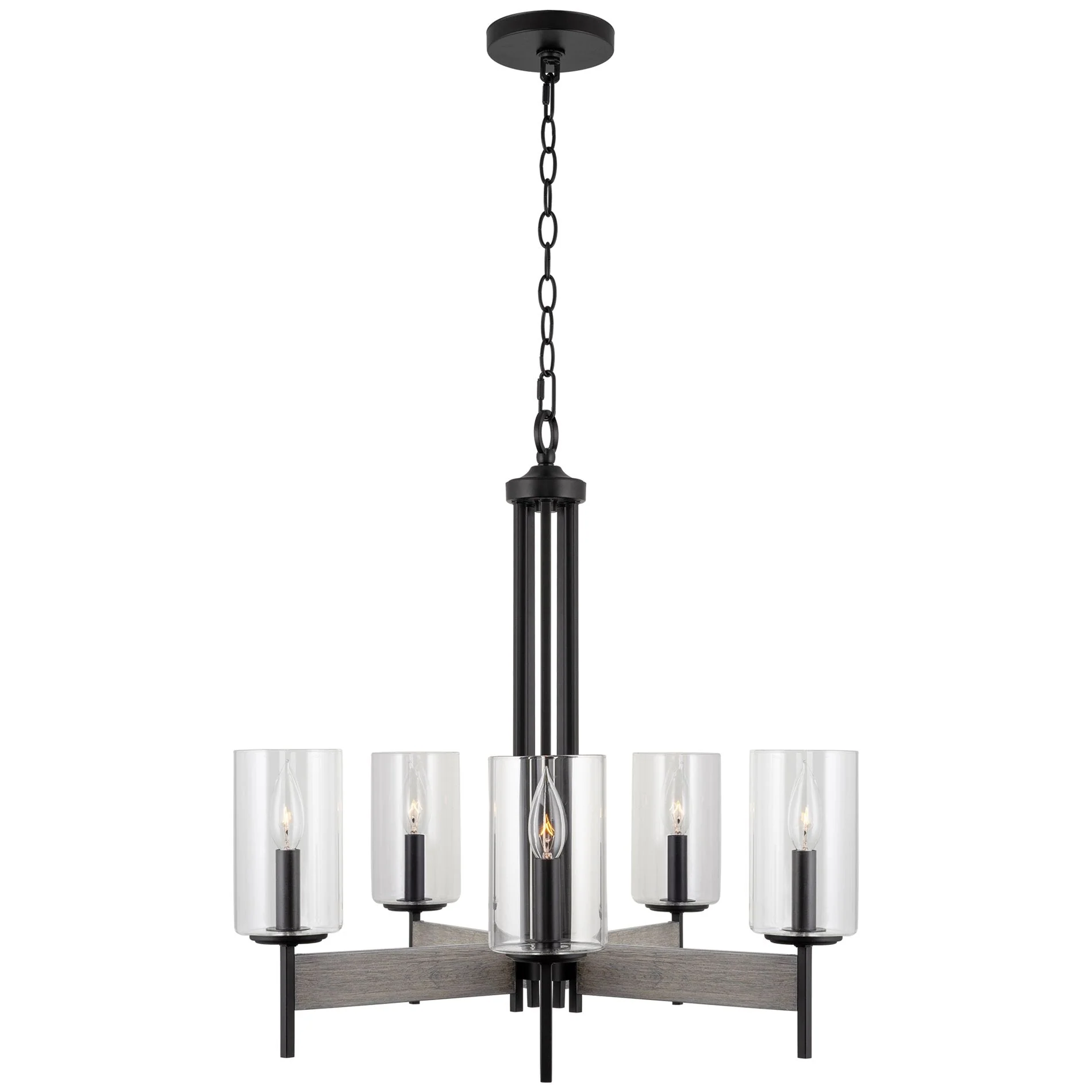 Winston 26 5-Light Modern Farmhouse Dining Room Chandelier