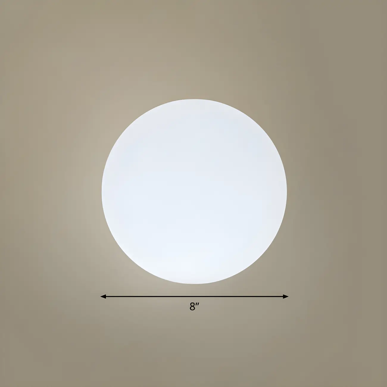 Modern Sphere Rechargeable Plastic Landscape Lighting