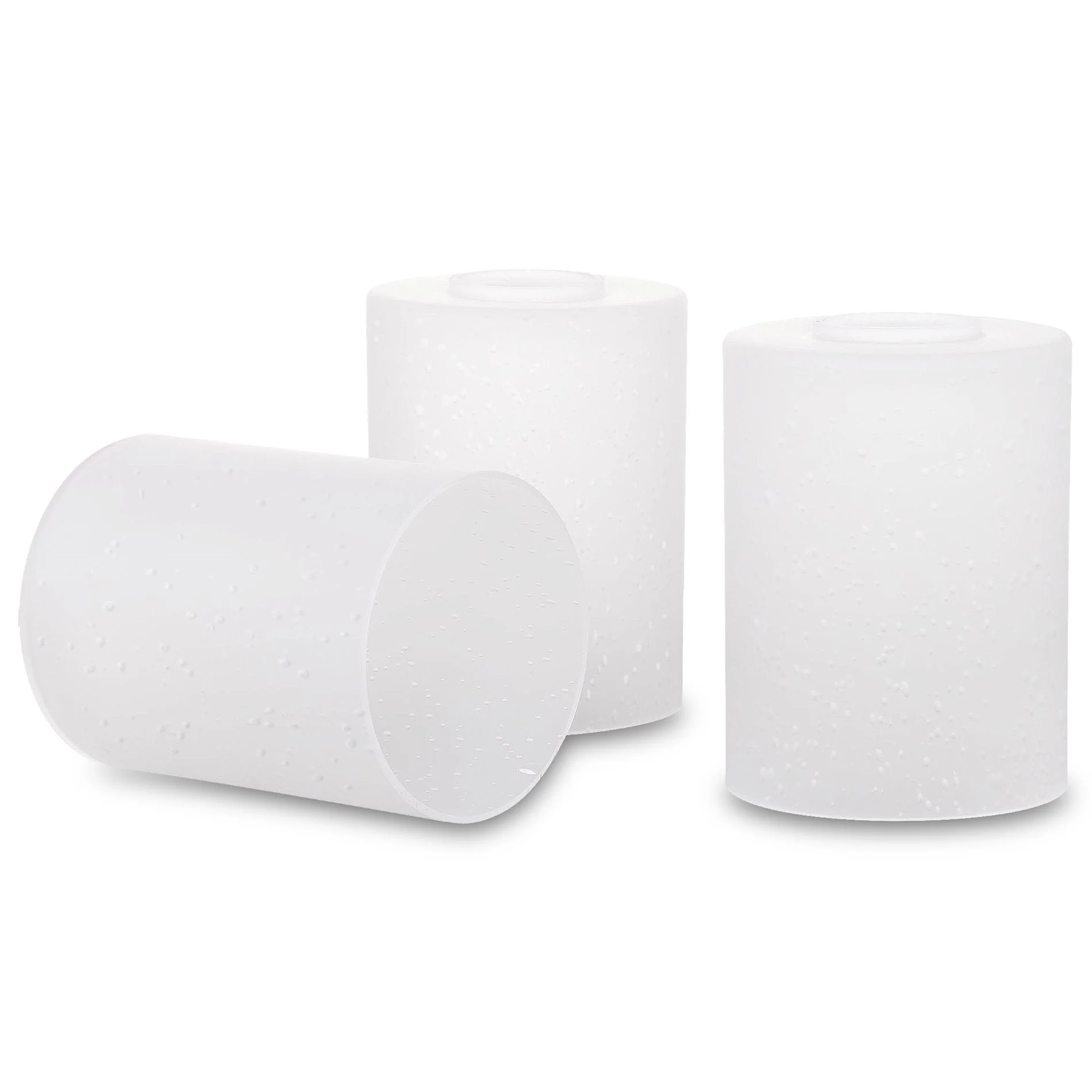 Phoebe 5 Frosted Seeded Glass Shades / Replacement Glass, 3-Pack