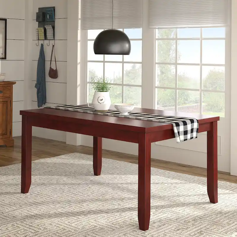 Wood Rectangular Dining Table