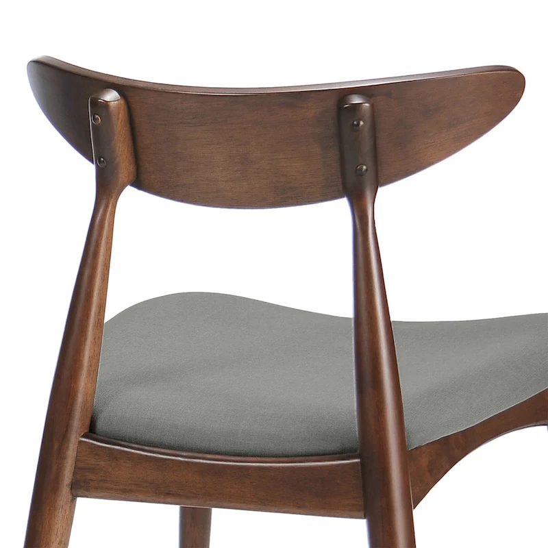 Barron Mid-Century Modern Dining Chairs (Set of 2) by Christopher Knight Home - 22.50 W x 19.75 L x 28.75 H