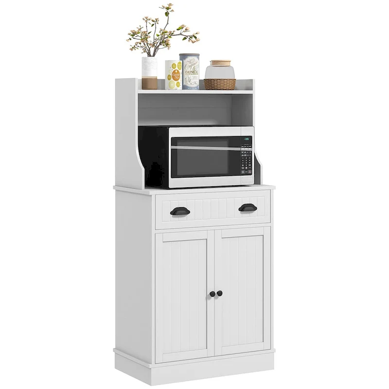 Microwave Cabinet With Storage Drawer(no include stool)