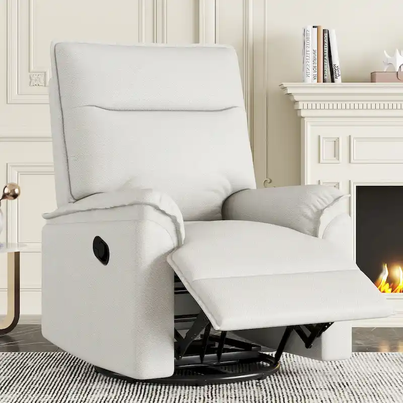 360 Degree Swivel Manual Recliner Chair