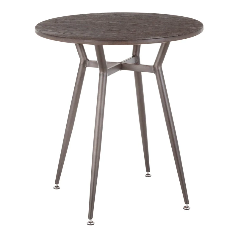 Carbon Loft Barton Industrial Round Dinette Table