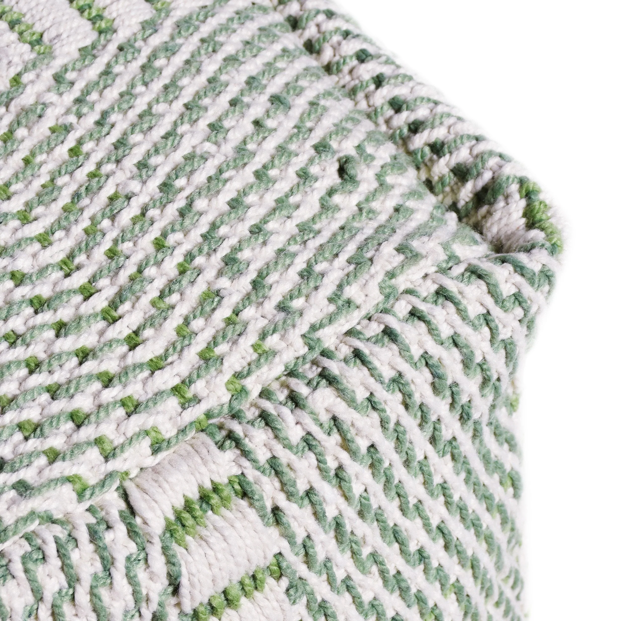 Boho Handcrafted Water Resistant Cube Pouf - NH663513