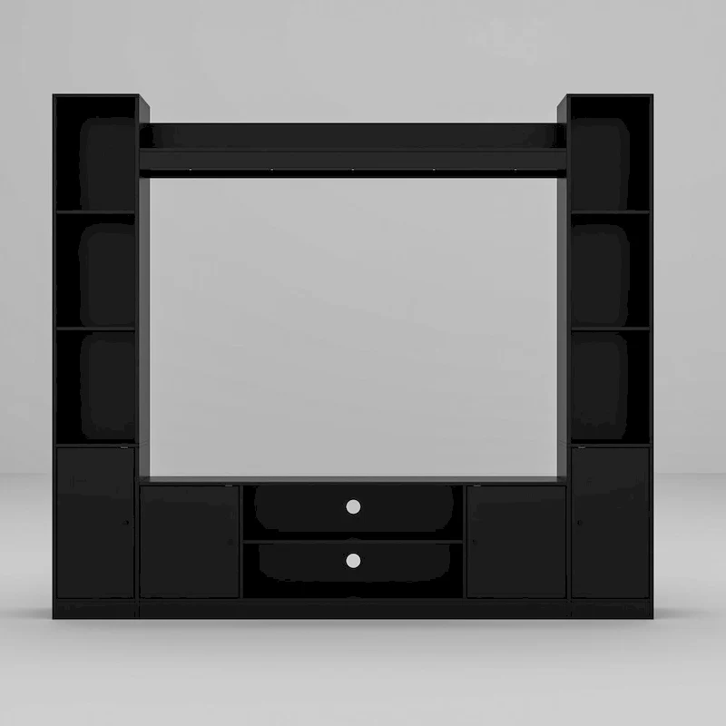 TV Stand/Electric Fireplace Ensemble Cozy Stylish Living Room Solution