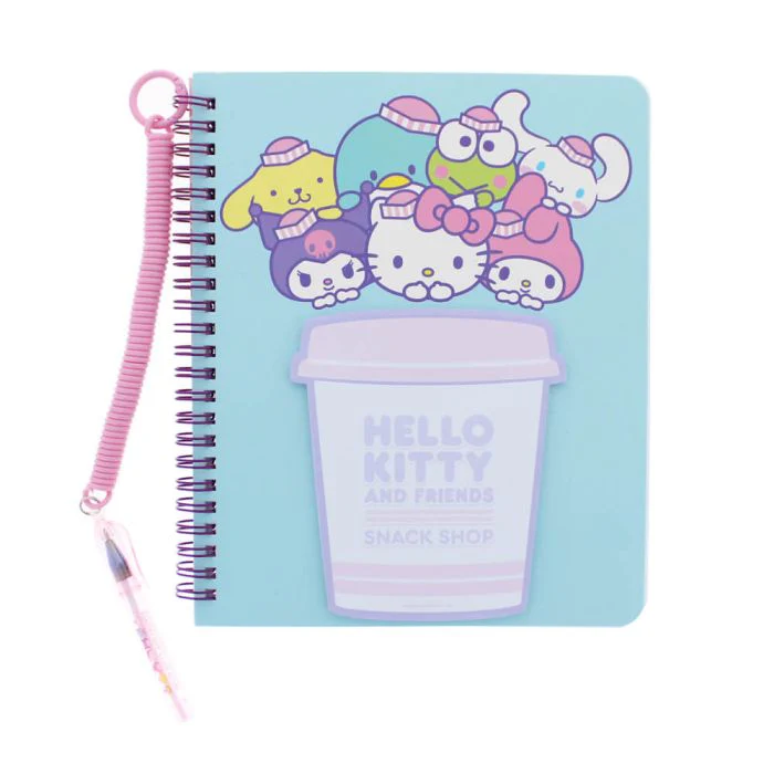 Hello Kitty Snack Shop Notebook and Pen