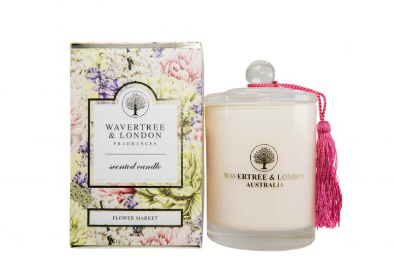 Wavertree & London Candle Flower Market 60 hours 330g