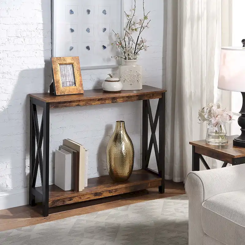 Convenience Concepts Console Table with Shelf