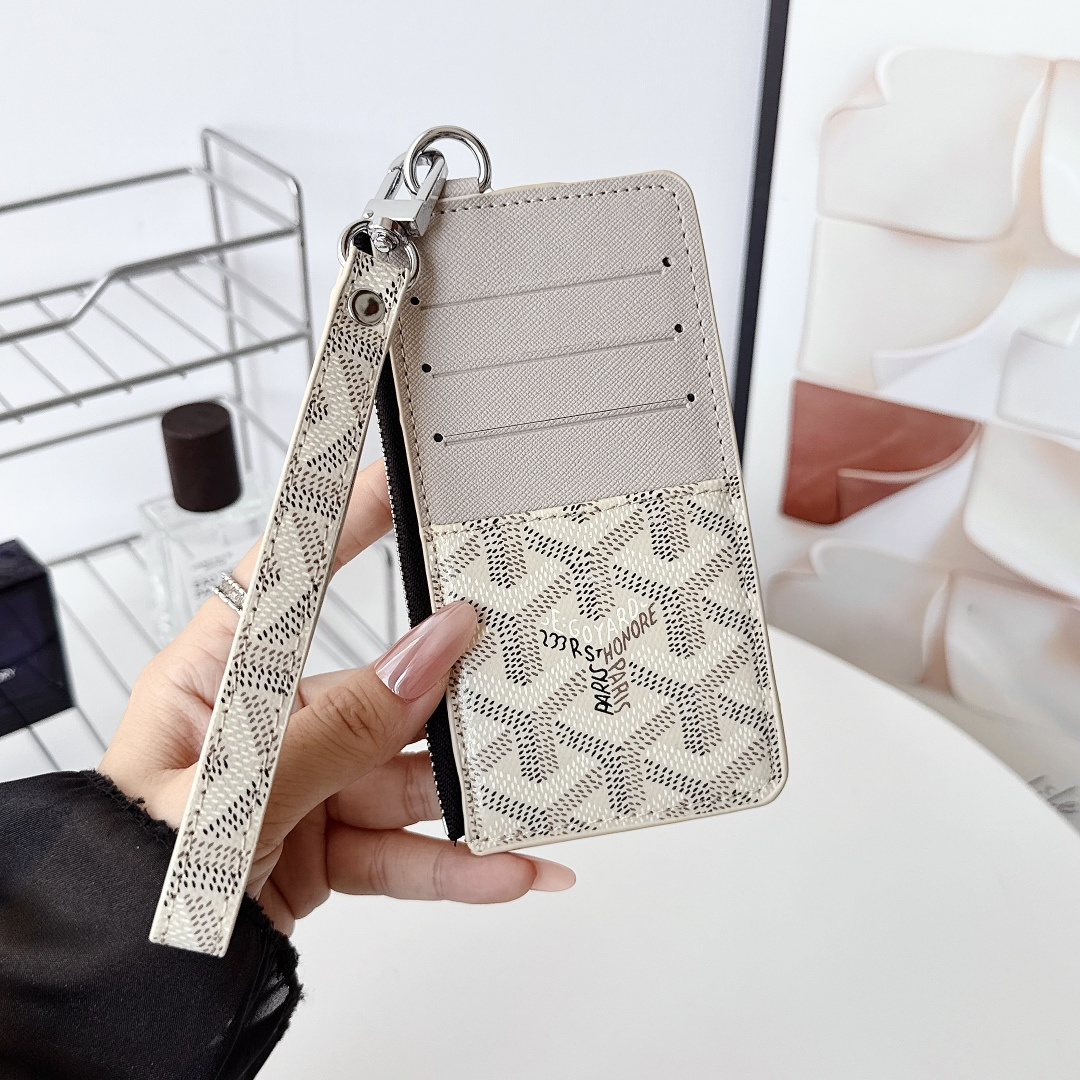 GO Chevron Zipline 04 Wrist Strap Card Holder - Vania Cases