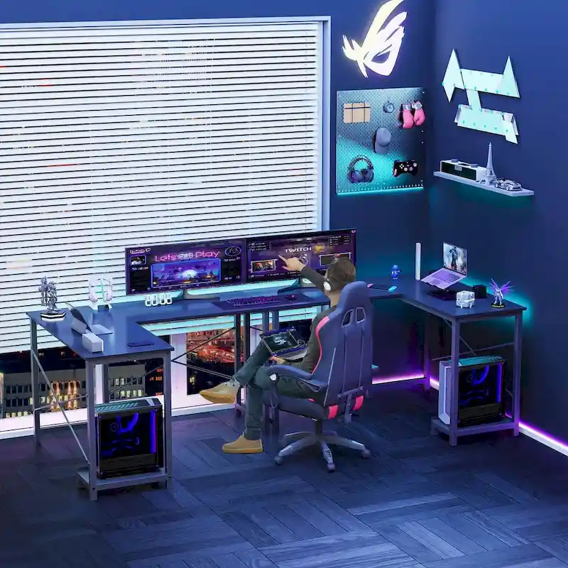 L Shaped Gaming Desk
