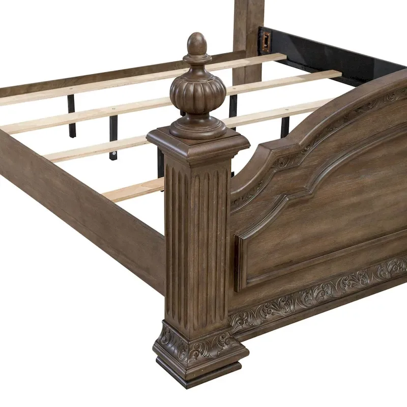 Carlisle Court Chestnut Finish Poster Bed