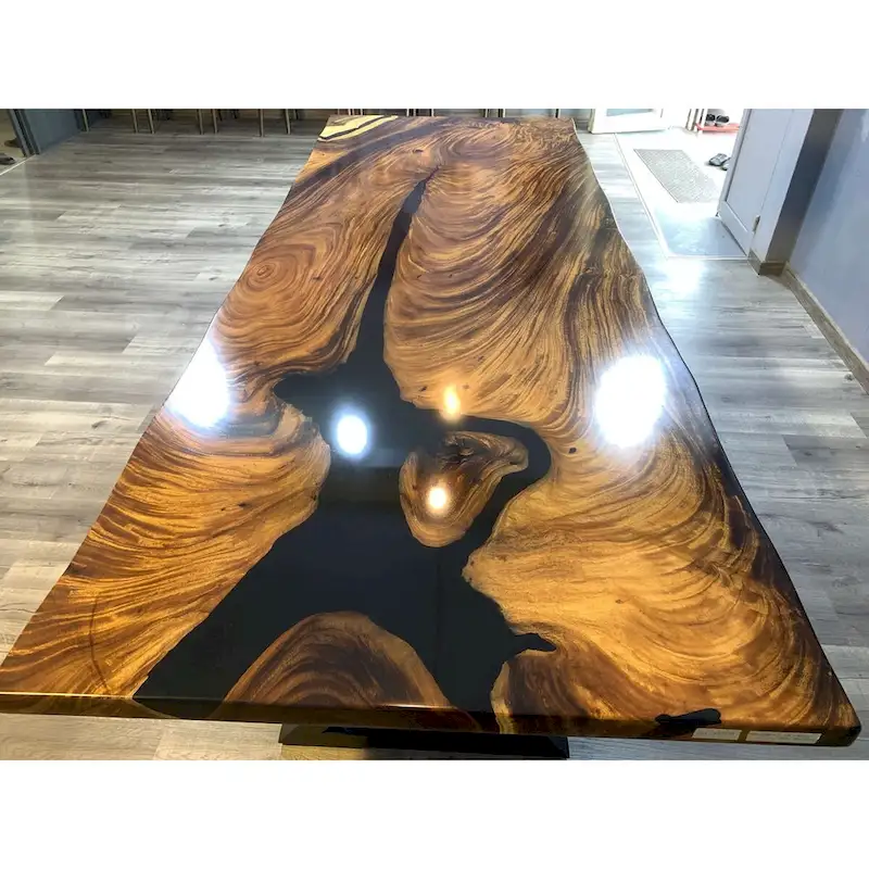 Sundaland 118  Large Slap Live Edge Dining Table