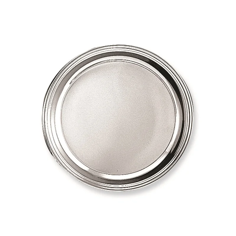 Curata Silver-Plated 12 Inch Round Tray