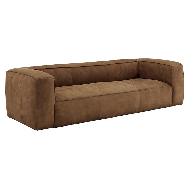 Tan Leather Sofa