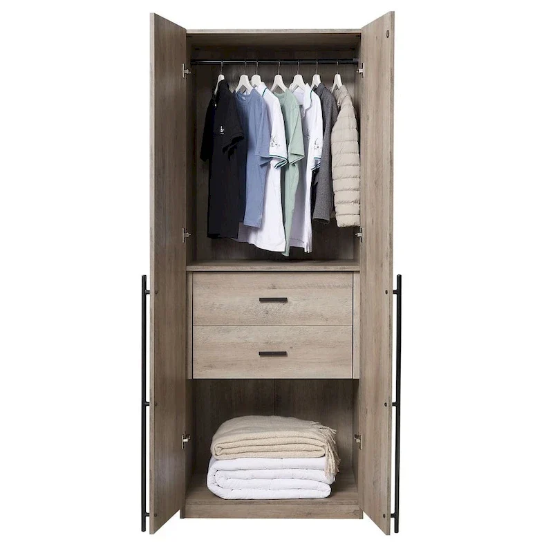 Lee Modern 2.0 Freestanding Wardrobe Closet Armoire