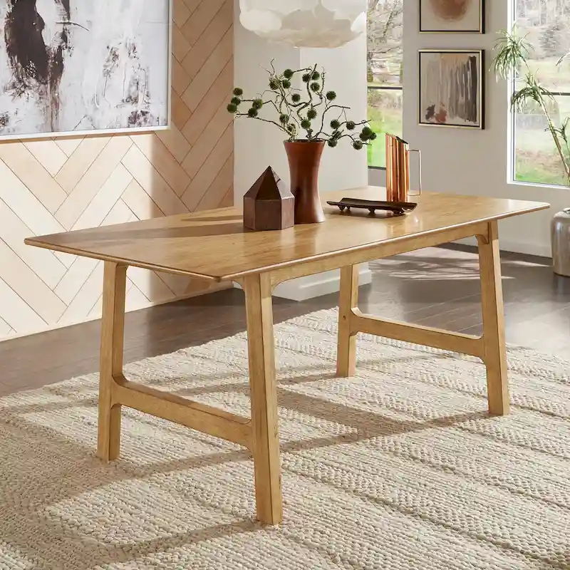 Pitea Scandinavian Wood Finish 71  Dining Table by iNSPIRE Q Modern