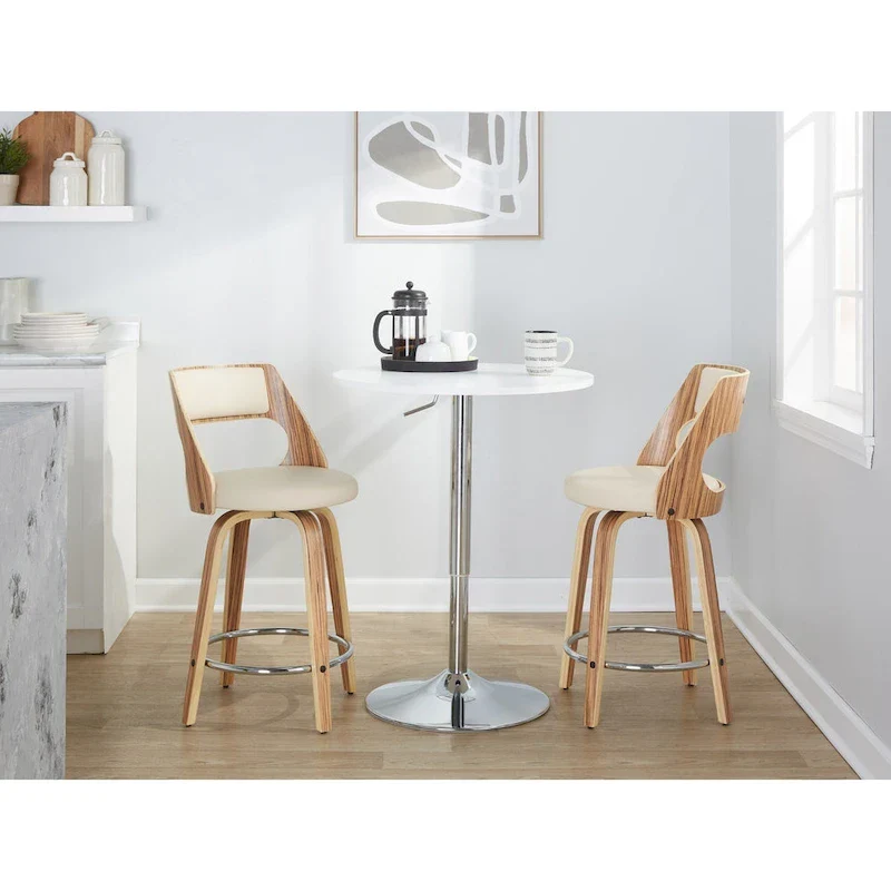 Carson Carrington Alingsas Mid-century Modern Counter Stool (Set of 2)