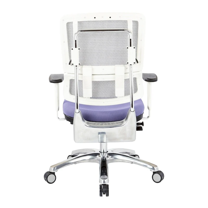 Breathable Mesh Chair with Custom Fabric Seat