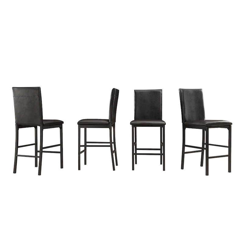 Darcy Metal Upholstered Counter Height Dining Chairs (Set of 4) by iNSPIRE Q Bold
