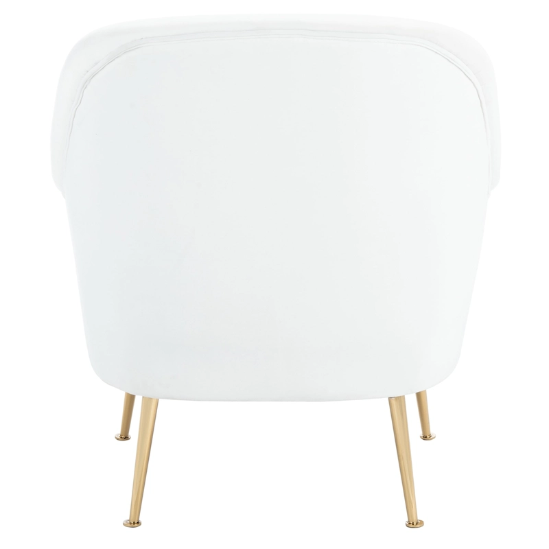 SAFAVIEH Edina Accent Chair - 29.5  W x 30.7  L x 32.9  H - 30Wx31Dx33H