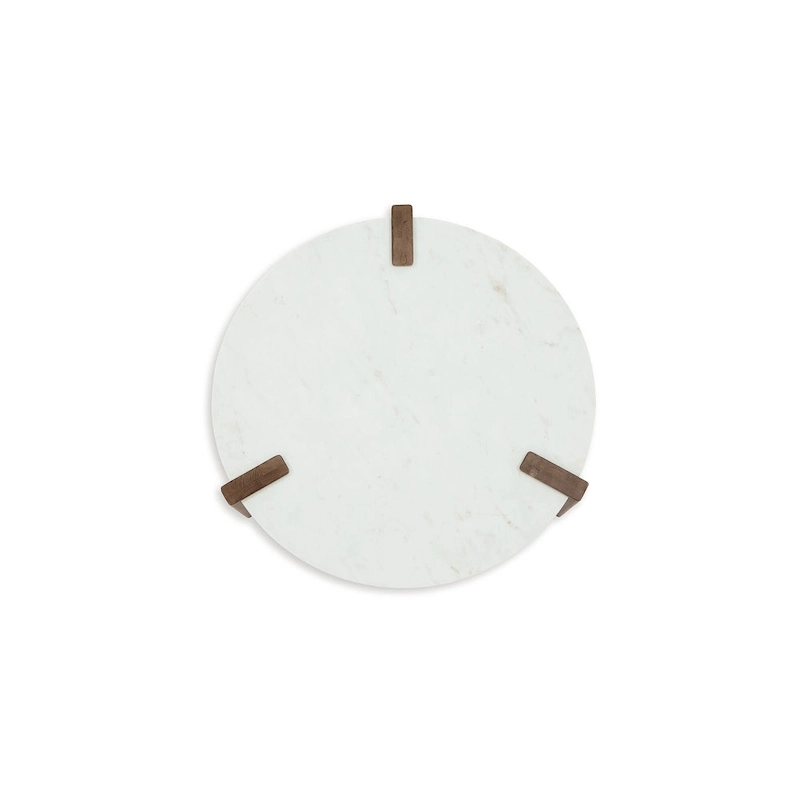 Signature Design by Ashley Isanti White/Brown Coffee Table - 33W x 33D x 18H