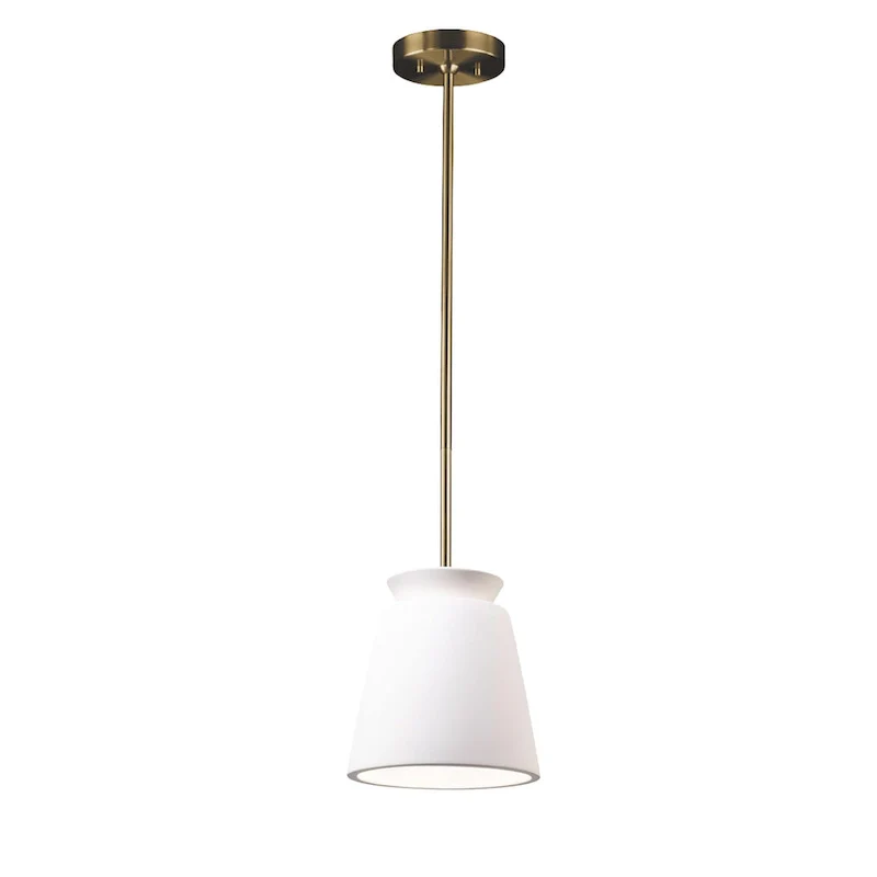 Justice Design Group Small Trapezoid Pendant - Rigid Stem