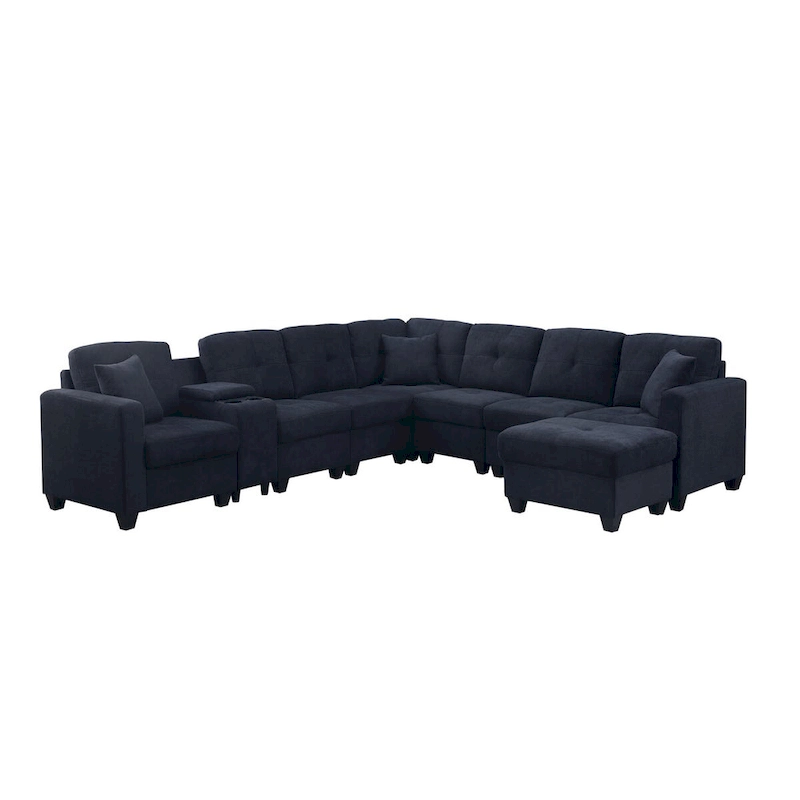 Velvet Modular Sectional Sofa
