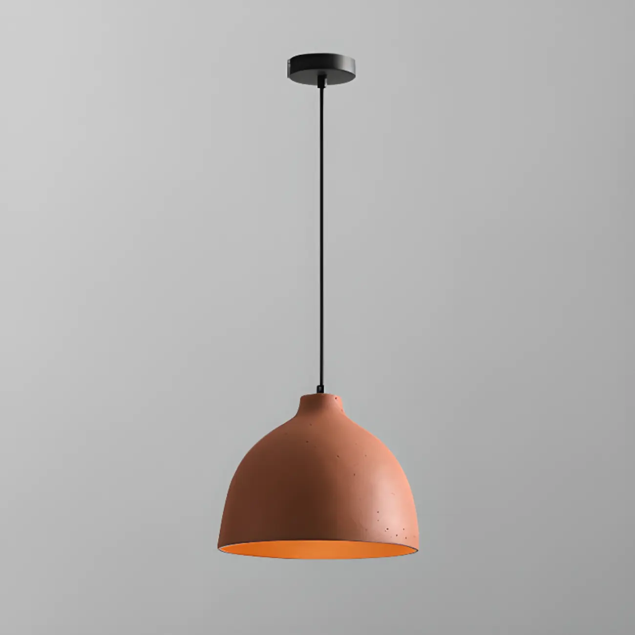 Nordic Metal LED Dome Pendant Lamp for Living Room