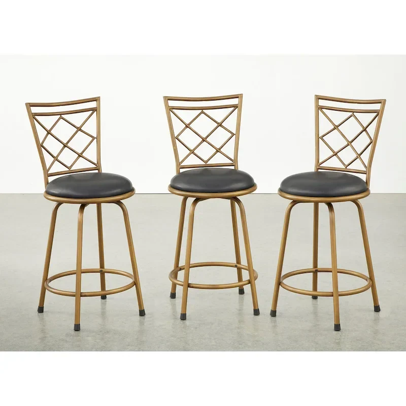 Adjustable Height Swivel Stools (Set of 3)