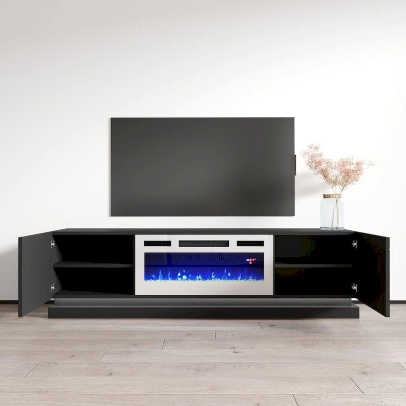 Shu WH-EF Electric Fireplace 71  TV Stand