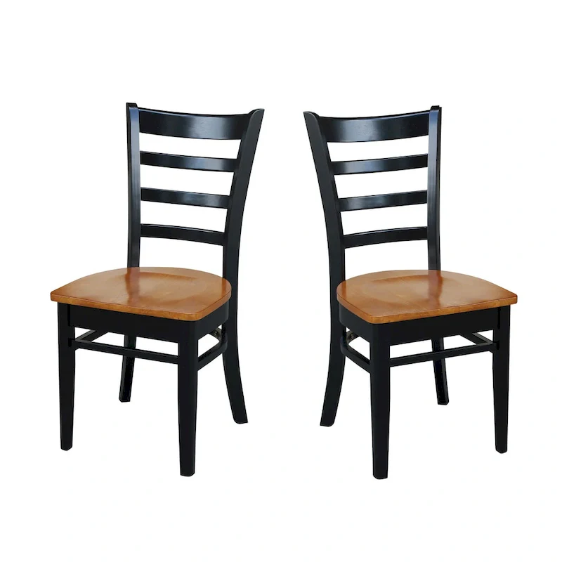 International Concepts Set of Two Emily Side Chairs