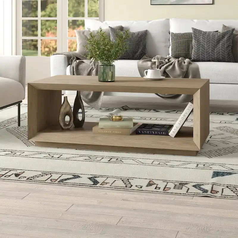 Tannen 48 Wide Rectangular Coffee Table - 47.5 Wide