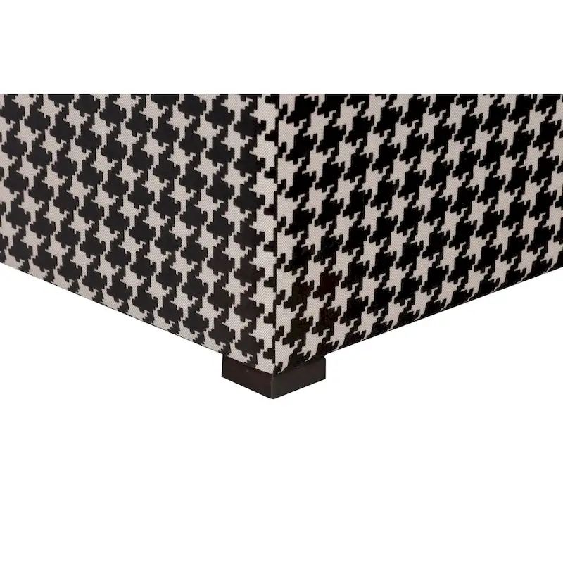 Merton Transtional Square Button Tufted Ottoman