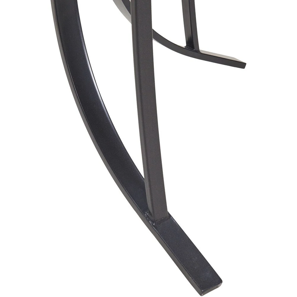 Hanover Lavallette 5-Piece Dining Set in Ocean Blue with 4 Stationary Chairs, 52-In. Round Glass-Top Table, Umbrella, and Base