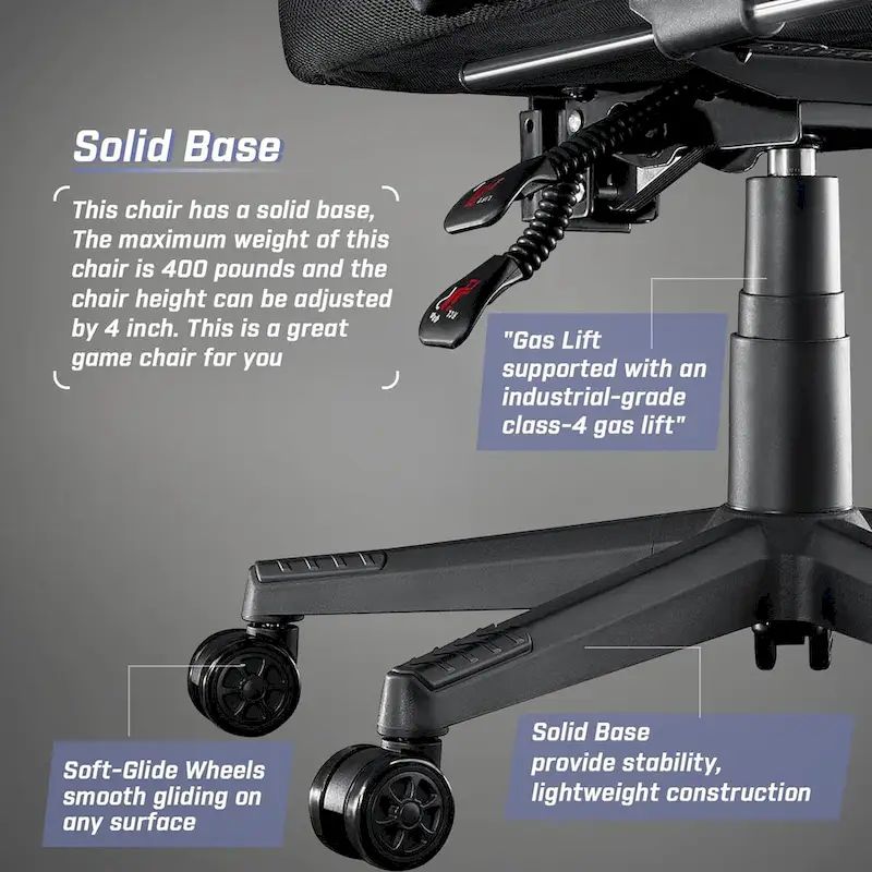 BOSSIN Racing Style Gaming Chair,300 lbs Big and Tall gamer chair High Back Computer Chair