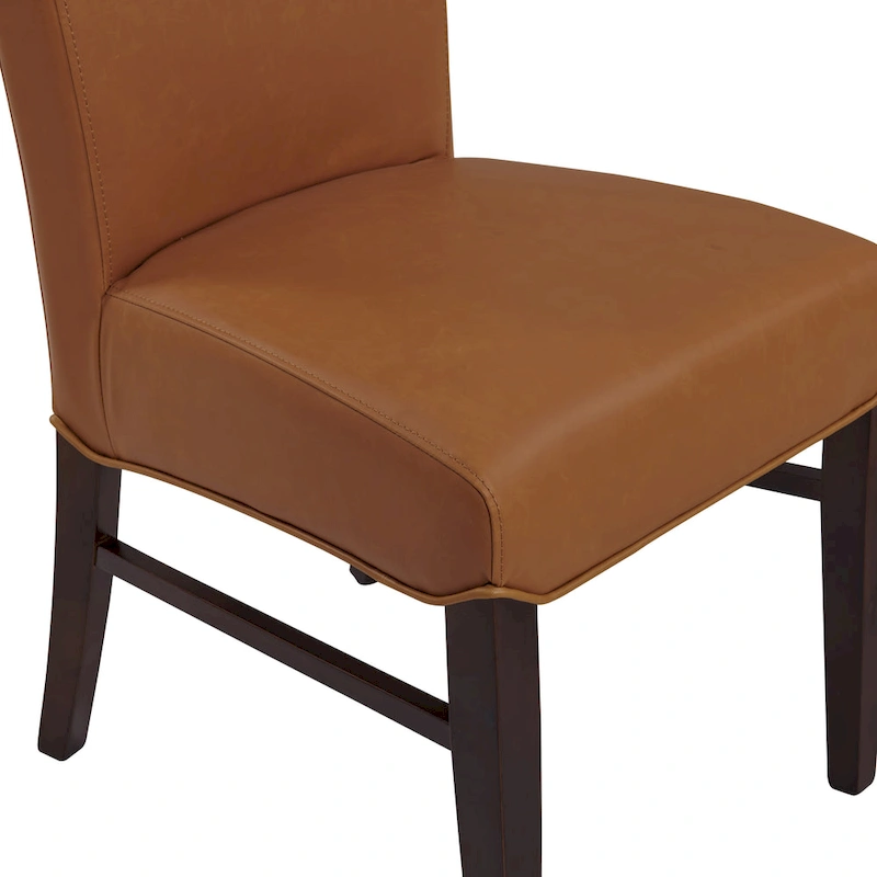 Milton Bonded Leather Dining Chairs (Set of 2) - na
